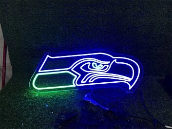 Adlerkopf LED-Neonschild Sportbar Wohnzimmer