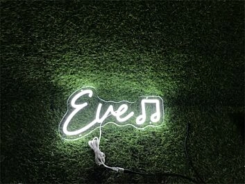 Eve LED-Neonschild Musikstudio Wohnzimmer