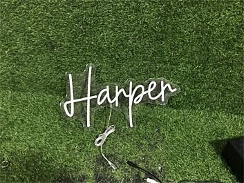 Harper LED-Neonschild für Kinderzimmer Wohnzimmer