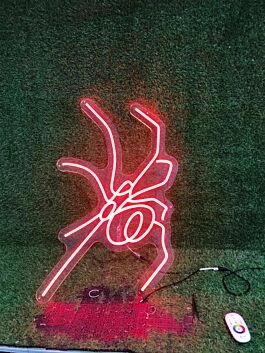Spinne LED-Neonschild Wohnzimmer Bar