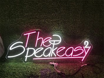 Bring the Roaring Twenties to Your Home, Bar, or Wedding with The Speakeasy Custom LED Neon Sign.