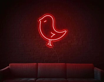 Vogel Silhouette LED-Neonschild Wohnzimmer Cafe