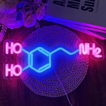 HO HO NH2 LED-Neonschild Wohnzimmer Büro