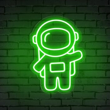Astronaut Figur LED-Neonschild Gaming Zimmer