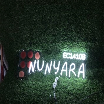 NUNYARA EC14108 LED-Neonschild für Laden und Veranstaltung