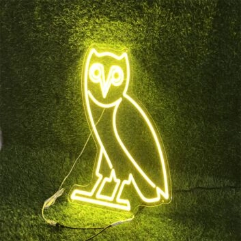 Eule LED-Neonschild Wohnzimmer Bar