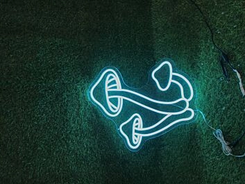 Fliegenpilz LED-Neonschild Wohnzimmer Bar