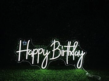 Happy Birthday LED-Neonschild für Geburtstagsparty