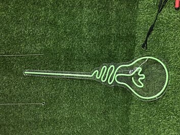Glühbirne mit Kabel LED-Neonschild Wohnzimmer Büro