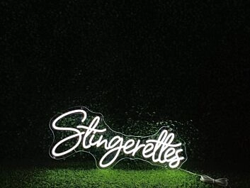 Stingerettes LED-Neonschild für Studio und Event