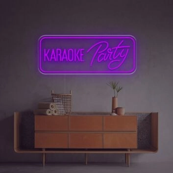 Karaoke Party LED-Neonschild für Bar und Club