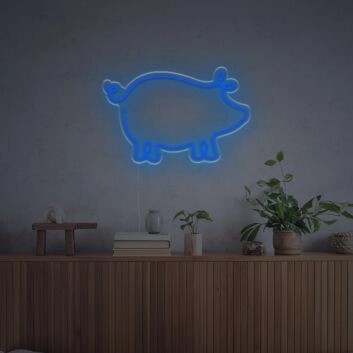 Schwein LED-Neonschild Wohnzimmer Küche