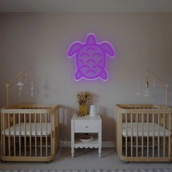Meeresschildkröte LED-Neonschild Kinderzimmer