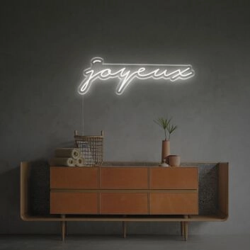 joyeux LED-Neonschild Wohnzimmer Schlafzimmer