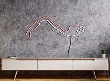 Rennstrecken-Layout LED-Neonschild für Wohnzimmer oder Gamingzimmer