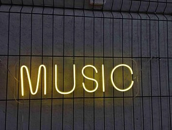 MUSIC LED-Neonschild für Bar und Club