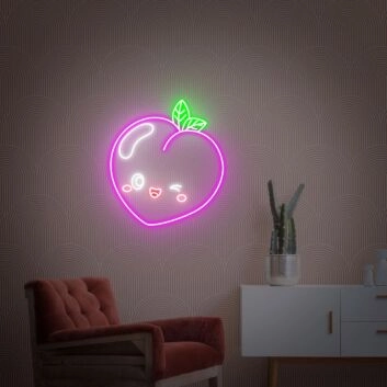 Add a Spark of Joy to Your Celebrations and Spaces: Smile Peach Decor Personalized Birthday Gifts Sign for Home, Office, Store, Bars, Weddings, and Parties.