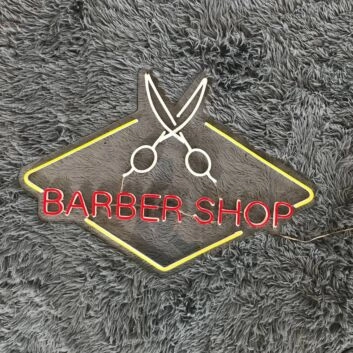 BARBER SHOP LED-Neonschild für Friseursalon