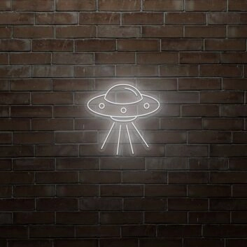 UFO LED-Neonschild für Gamingzimmer und Bar