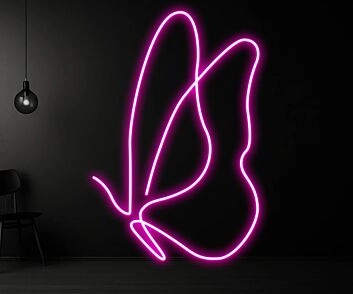 Schmetterling LED-Neonschild Wohnzimmer Schlafzimmer