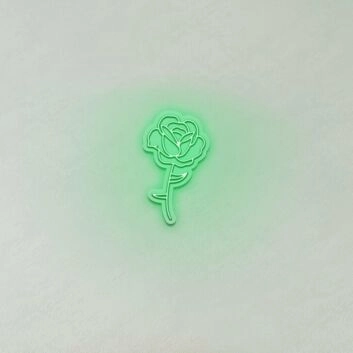 Rose LED-Neonschild Wohnzimmer Schlafzimmer