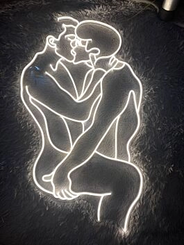 Küssendes Paar LED-Neonschild Schlafzimmer Wohnzimmer