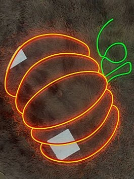 Kürbis LED-Neonschild Wohnzimmer Café