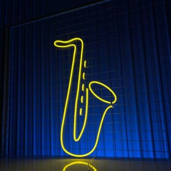 Saxophon LED-Neonschild für Bar Musikclub