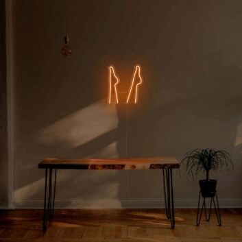 Sektflaschen LED-Neonschild für Bar und Wohnzimmer