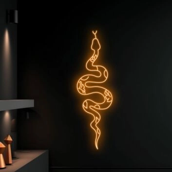 Schlange LED-Neonschild Wohnzimmer Bar
