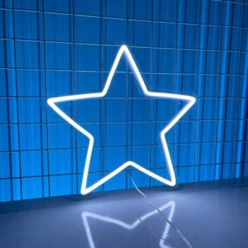 Stern LED-Neonschild für Wohnzimmer und Kinderzimmer