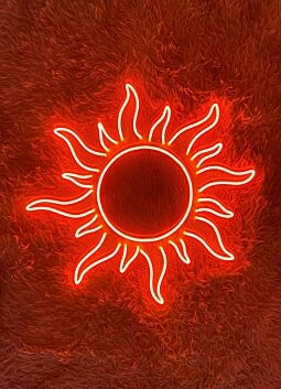 Sonne LED-Neonschild Wohnzimmer Schlafzimmer