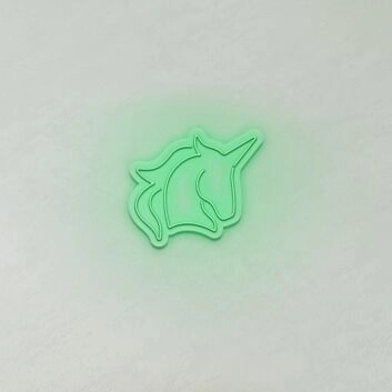 Einhornkopf LED-Neonschild für Kinderzimmer Wohnzimmer