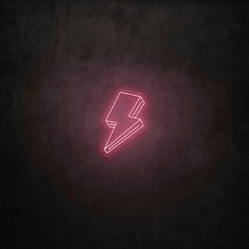 Blitzsymbol LED-Neonschild für Bar und Gaming