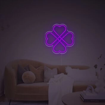 Four Leaf Clover LED Neon Sign