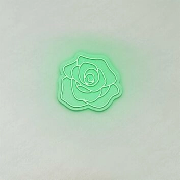 Rosenblüte LED-Neonschild Wohnzimmer Schlafzimmer