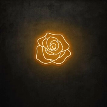 Rosenblüte LED-Neonschild Wohnzimmer Schlafzimmer