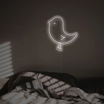 Vogel LED-Neonschild Schlafzimmer