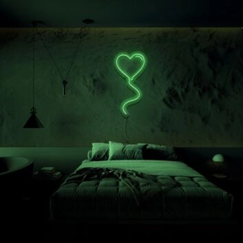 Herzluftballon LED-Neonschild Schlafzimmer Wohnzimmer