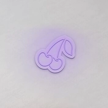Kirschen LED-Neonschild für Bar und Küche