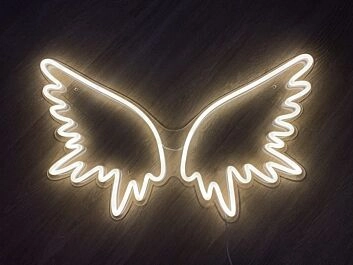 Engelsflügel LED-Neonschild Wohnzimmer Schlafzimmer