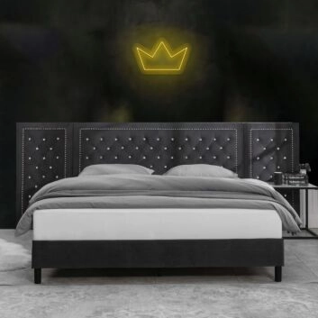 Krone LED-Neonschild Schlafzimmer
