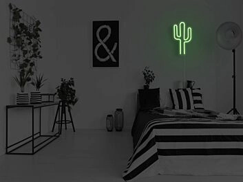 Kaktus LED-Neonschild Schlafzimmer Wohnzimmer