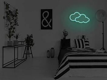 Wolken LED-Neonschild Schlafzimmer Wohnzimmer