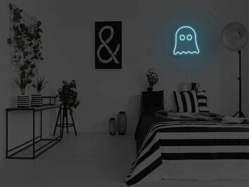 Geist Symbol LED-Neonschild für Schlafzimmer Gamingzimmer