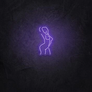 tanzende Frauen Silhouette LED-Neonschild für Bar Club