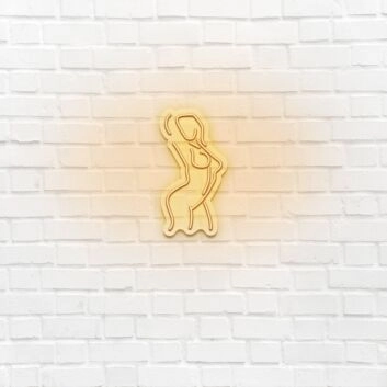 tanzende Frauen Silhouette LED-Neonschild für Bar Club