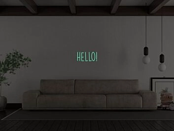 HELLO LED Neonschild für moderne Wanddekoration