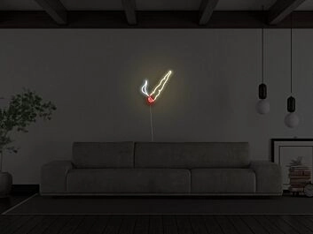brennende Zigarette LED-Neonschild für Bar Club