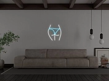 weibliche Silhouette in Unterwäsche LED-Neonschild für Bar Club